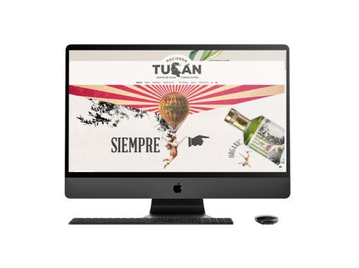 Diseño web Aceites Hacienda Tucán