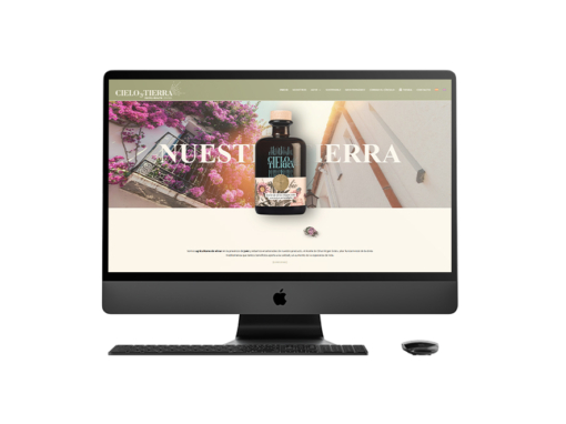 Diseño web corporativo para Cielo y Tierra
