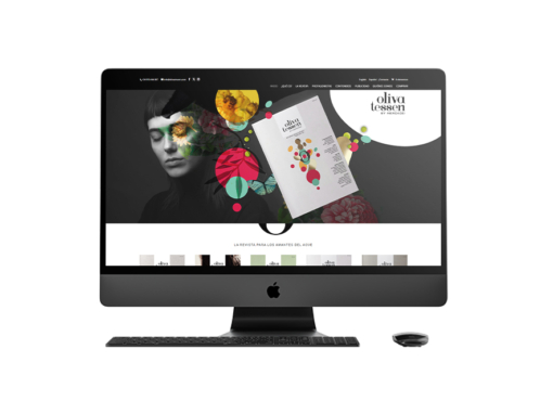 Diseño web corporativa para Revista Olivatessen