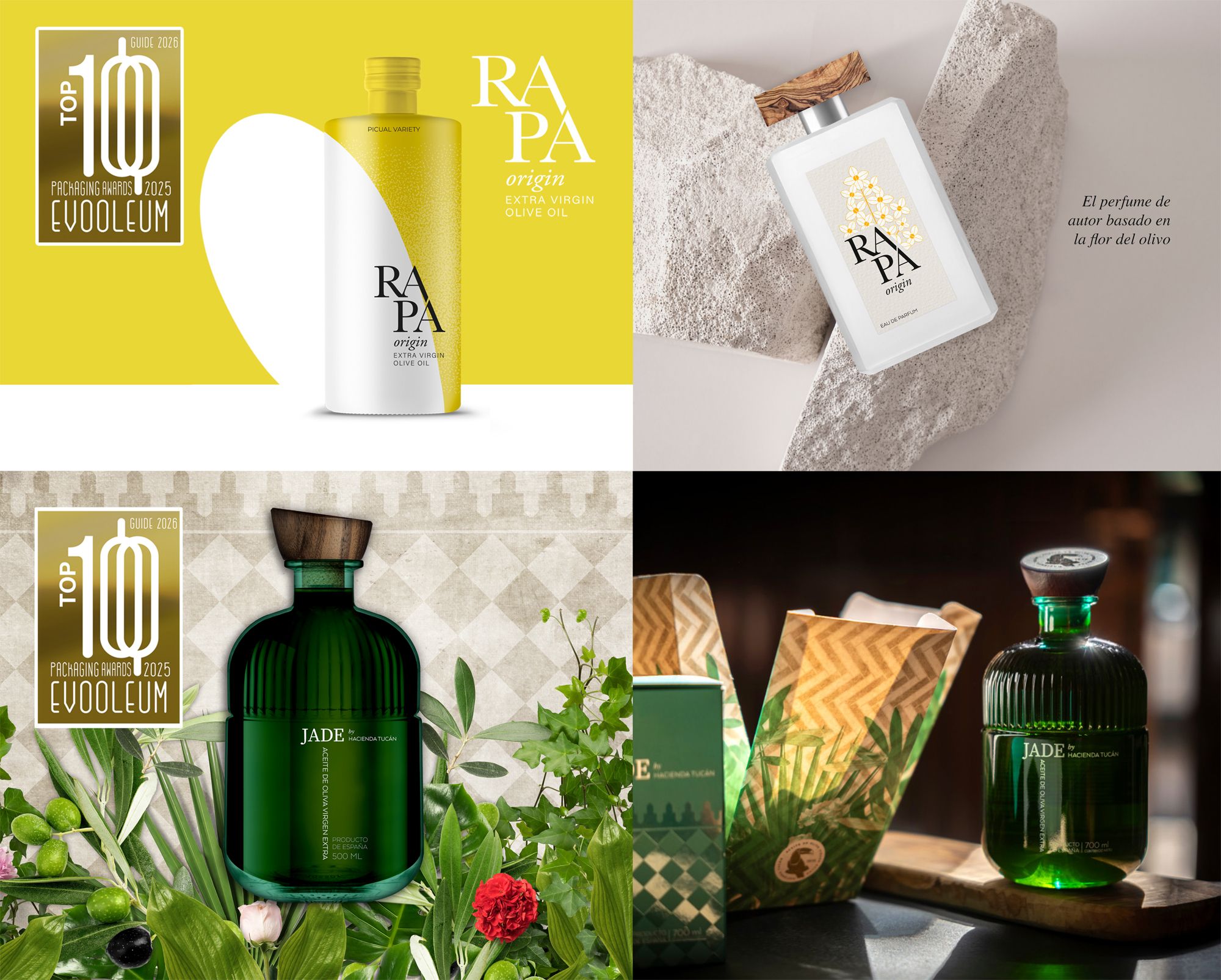 2 nuevos premios el concurso internacional de packaging organizado por Evooleum