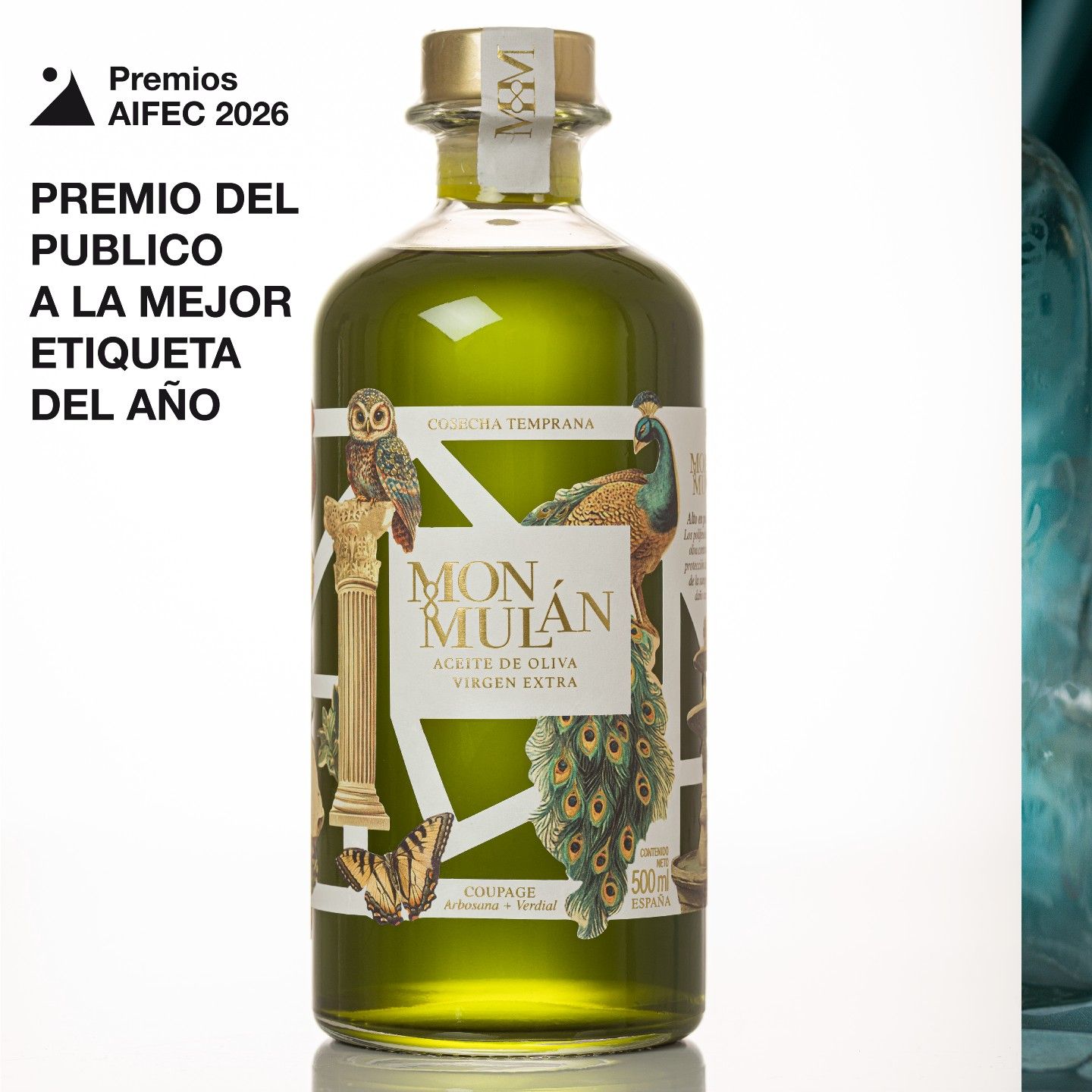 Premio del público a la mejor etiqueta del año para AOVE MONMULAN